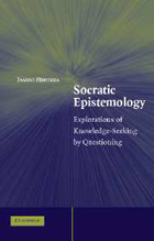 [Cover] Socratic Epistemology. Explorations of Knowledge-Seeking by Questioning